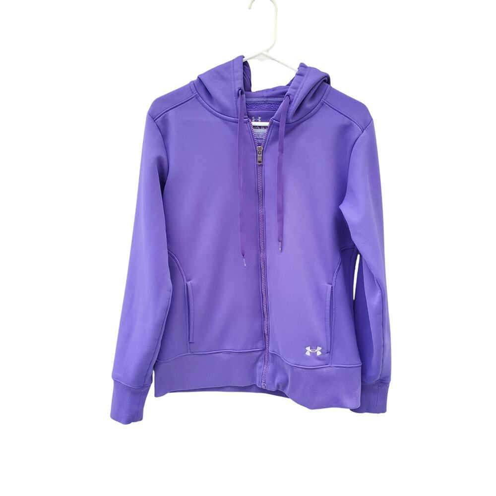 Under Armour Storm Semi-Fitted Purple Medium Full Zip-Up Hoodie